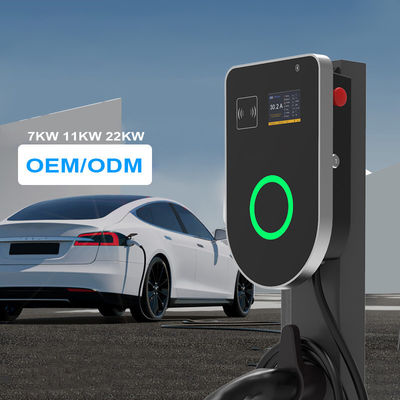 OCPP ウォールボックス EVSE EV 充電器 32A 3 段階 急速な電気充電ステーション