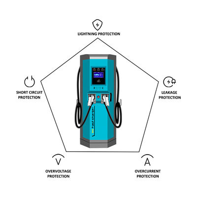 240KW出力 EV充電器 EVSE EV充電器 IP55/1k10 保護レベル